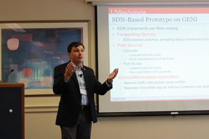 Prof. Tilman Wolf described his GENI implementation of an economy plane for the Internet.